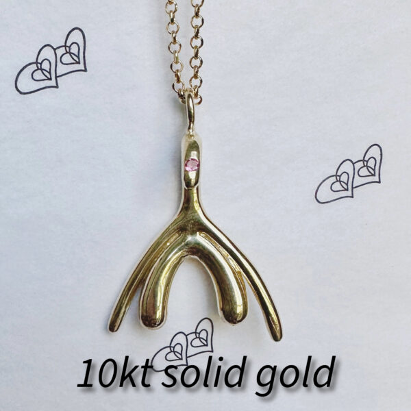 Clitoris Pendant Gold