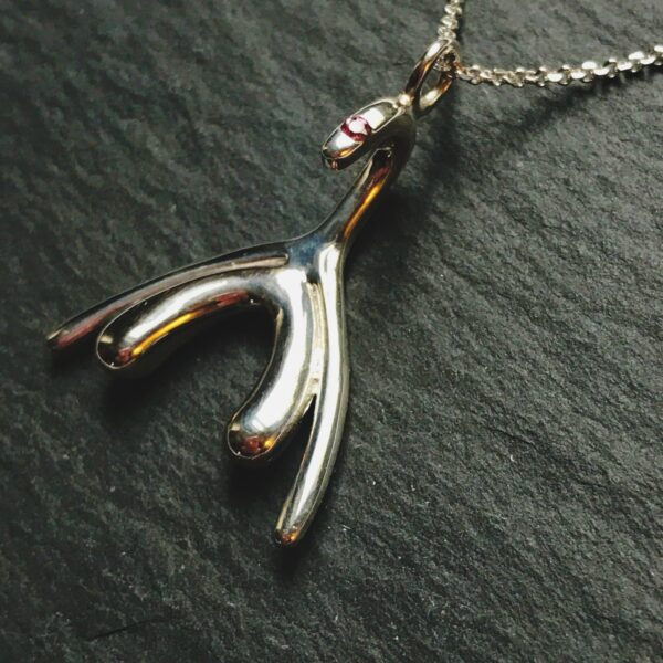 Clitoris Pendant Silver - Image 2