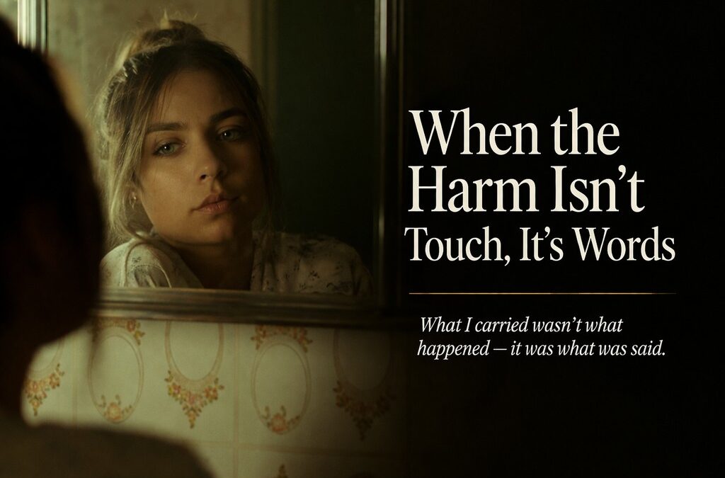 When the Harm Isn’t Touch, It’s Words