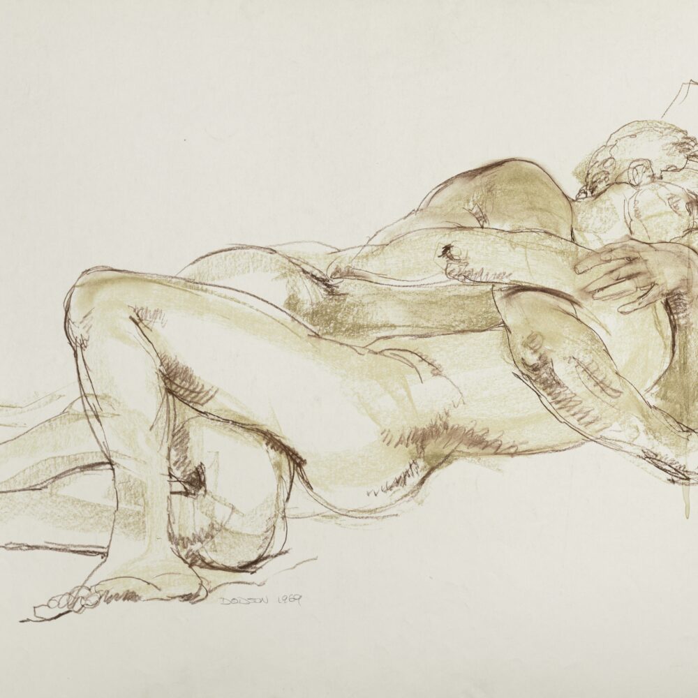 Embraced Couple Print